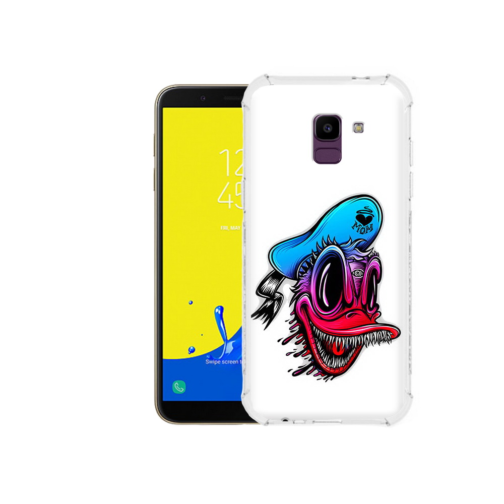 

Чехол MyPads Tocco для Samsung Galaxy J6 (2018) Дональд, Прозрачный, Tocco