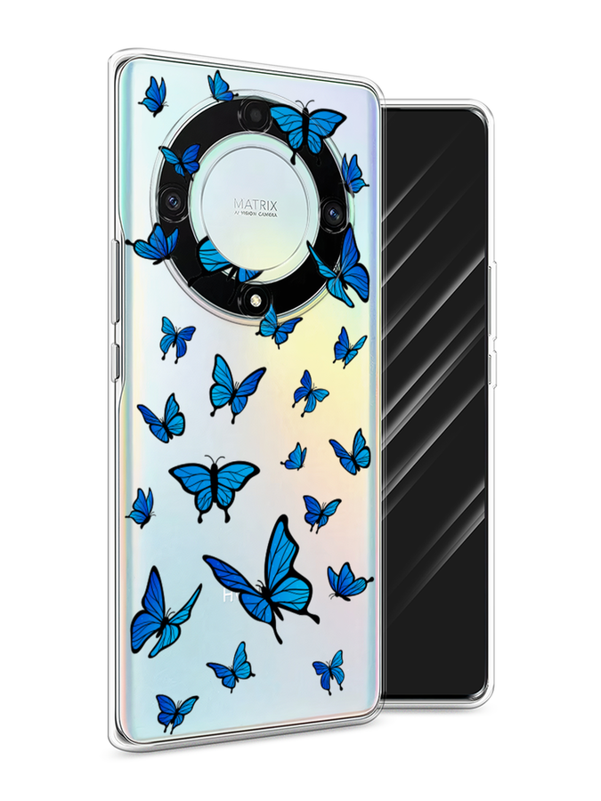 

Чехол Awog на Honor X9A "Синие бабочки", Синий;белый, 6120850-1
