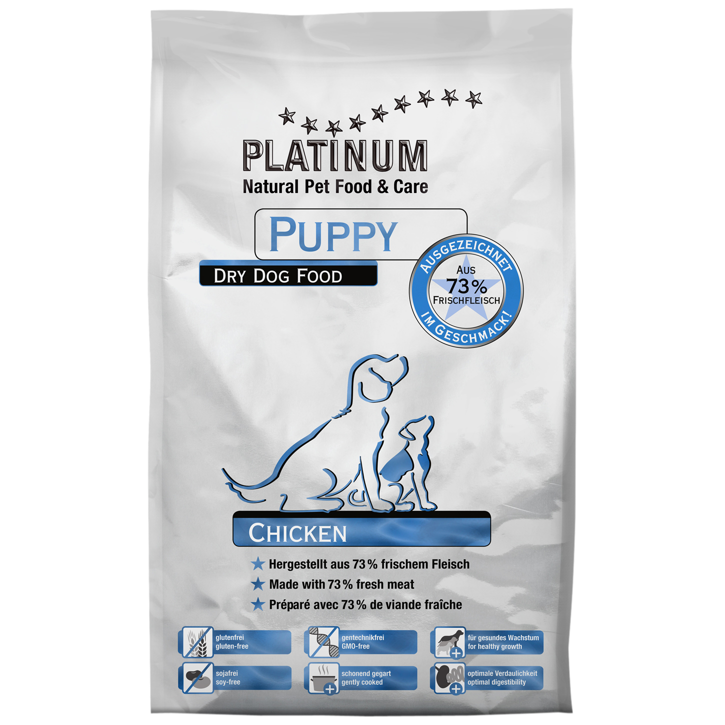 Сухой корм для щенков Platinum Puppy Сhicken, курица, 5кг