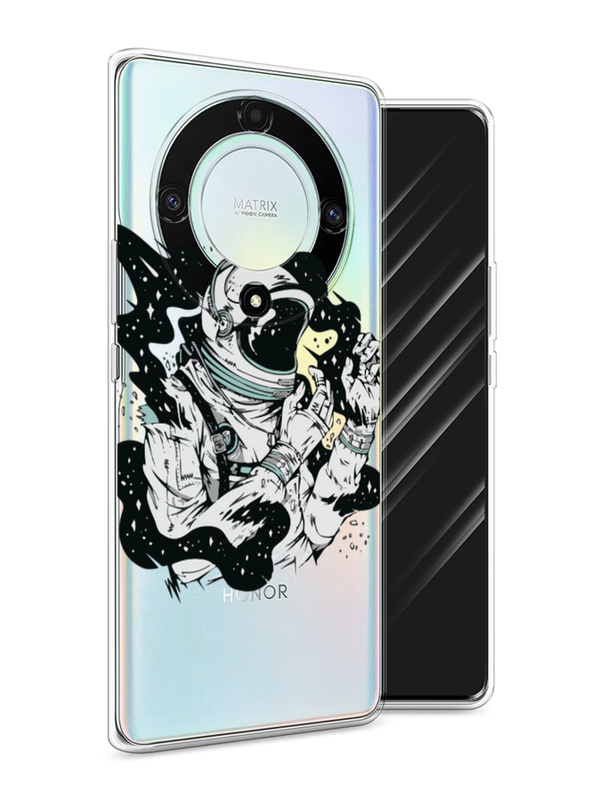 

Чехол Awog на Honor X9A "Космонавт арт", Черный;бежевый;белый, 6120850-7