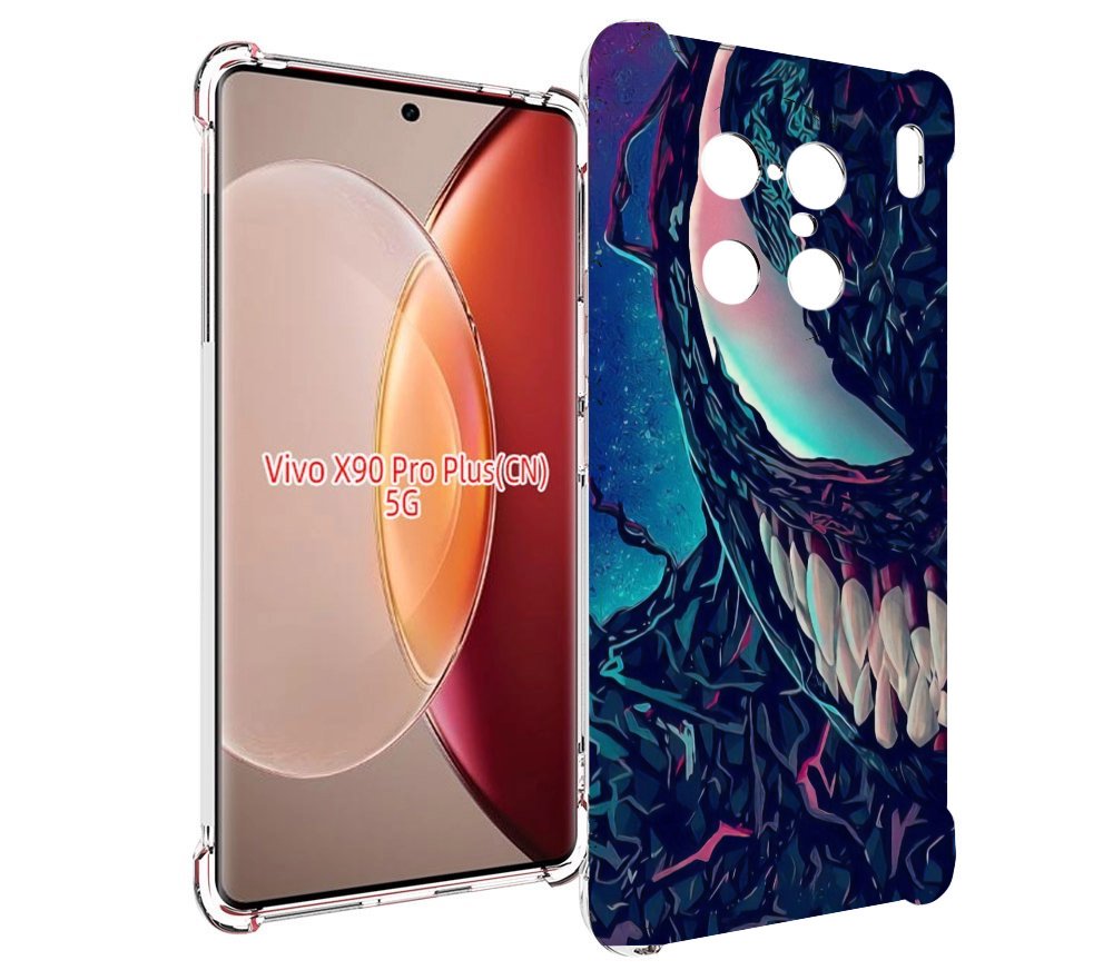 

Чехол MyPads полу веном для Vivo X90 Pro Plus, Прозрачный, Tocco