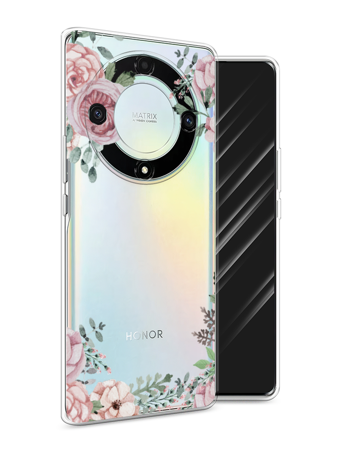 

Чехол Awog на Honor X9A "Нежные розы акварель", Прозрачный;розовый;зеленый, 6120850-8