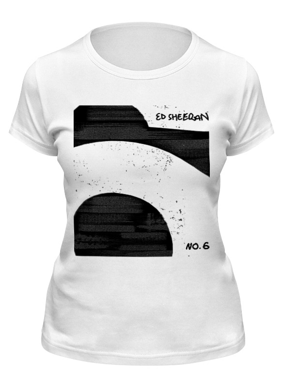 

Футболка женская Printio Ed sheeran no 6 белая XL, Белый, Ed sheeran no 6