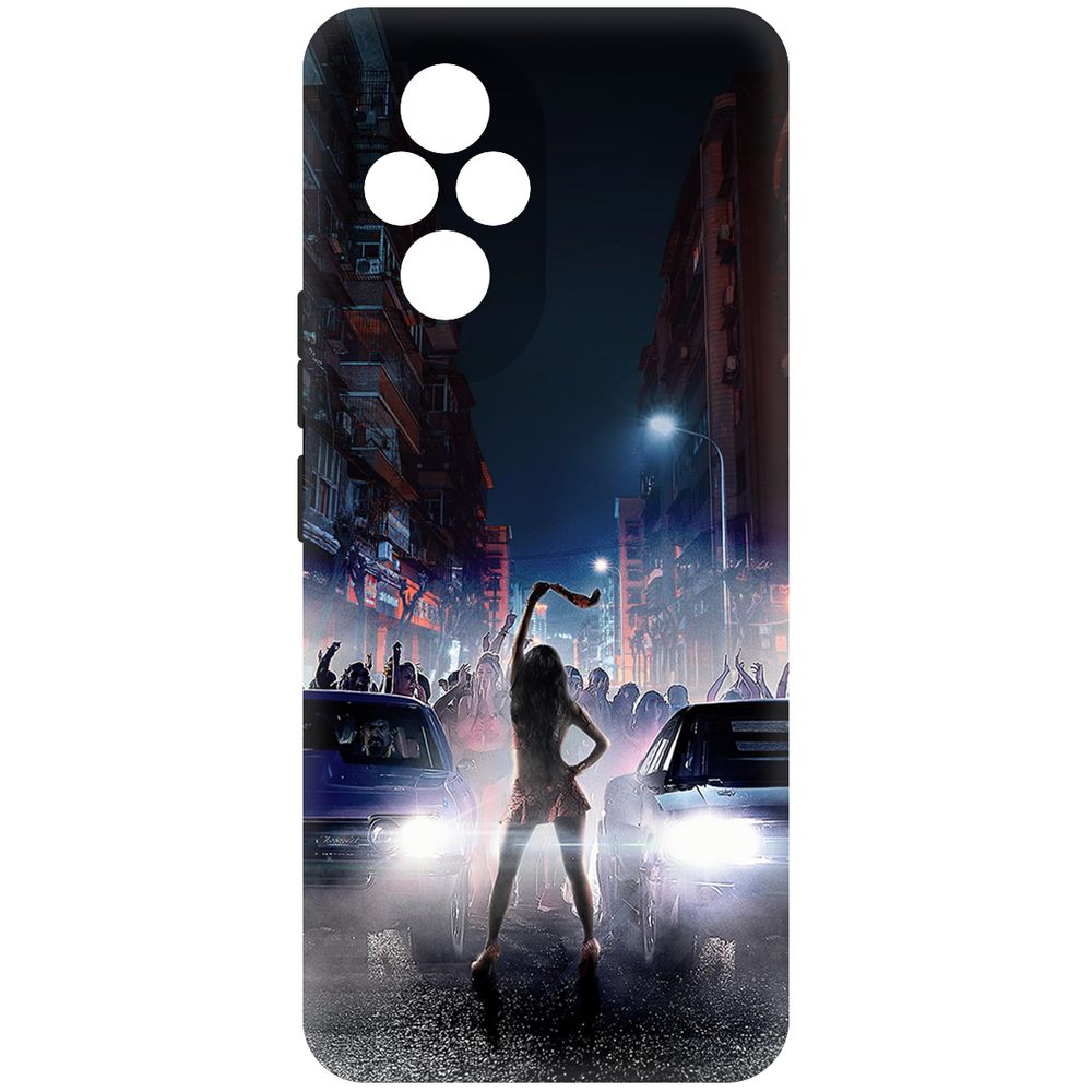 

Чехол-накладка Krutoff Soft Case Форсаж. Стритрейсинг для Honor 200 черный