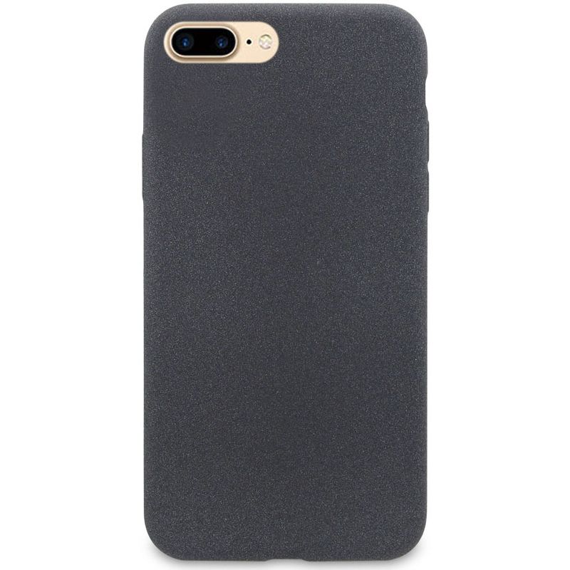 фото Клип-кейс dyp liquid pebble для apple iphone 7/8 plus dark gray