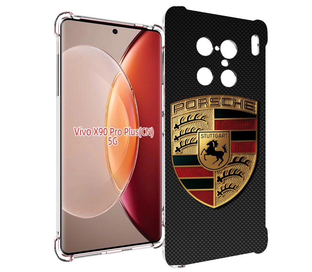 

Чехол MyPads порш porsche 1 для Vivo X90 Pro Plus, Прозрачный, Tocco