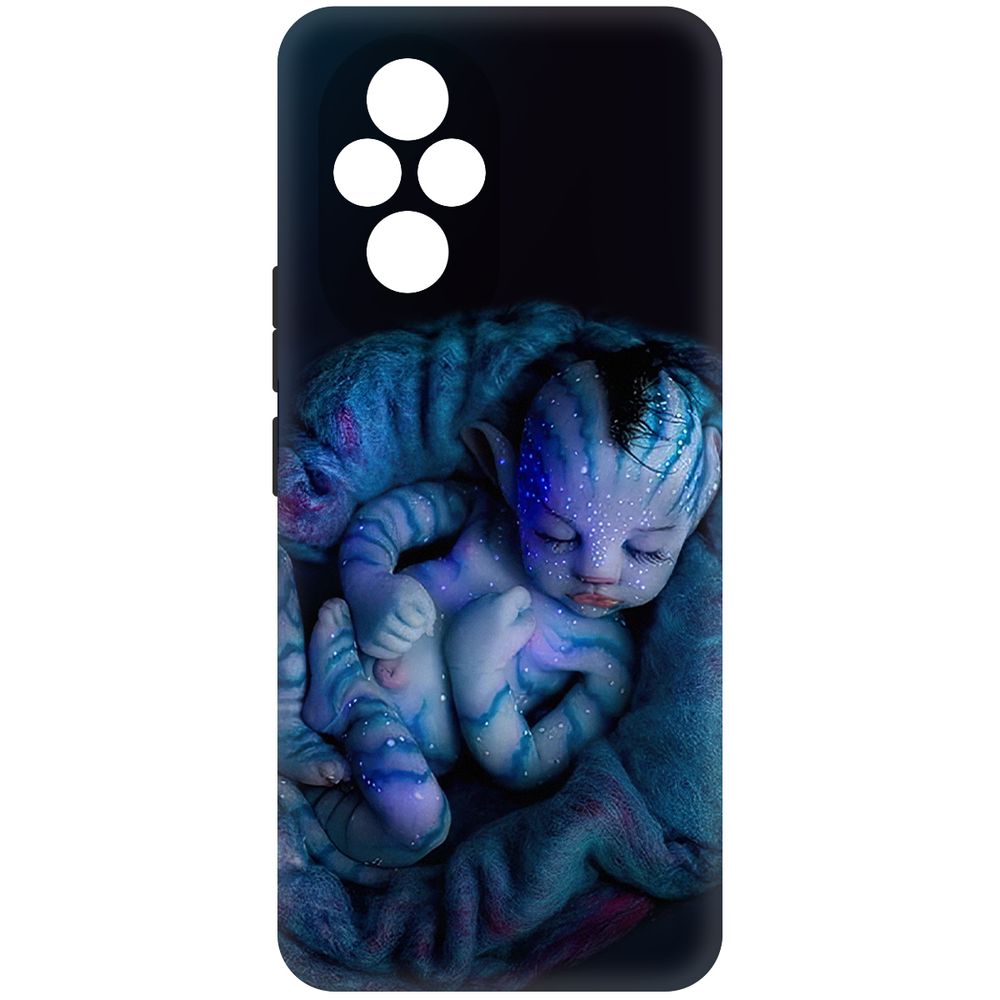 

Чехол-накладка Krutoff Soft Case Аватар - Малышка для Honor 200 черный