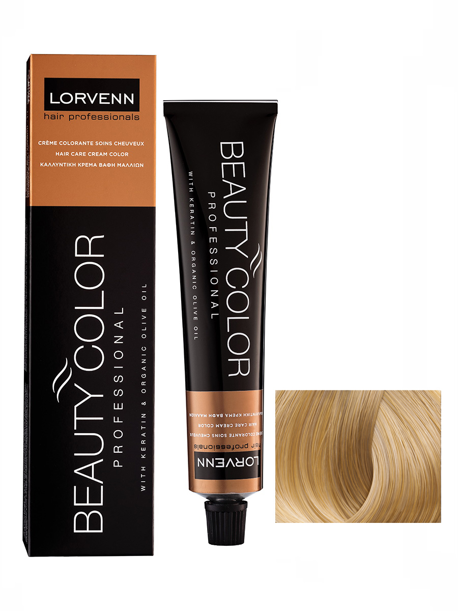 Купить Крем-краска LORVENN HAIR PROFESSIONALS BEAUTY COLOR 9.13 холодный бежевый блондин 70 мл