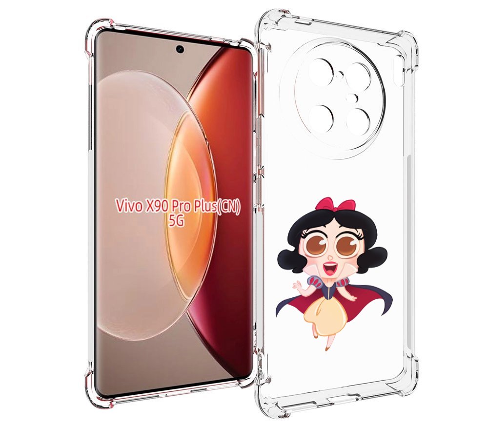 

Чехол MyPads принцеска-нарисованная женский для Vivo X90 Pro Plus, Прозрачный, Tocco