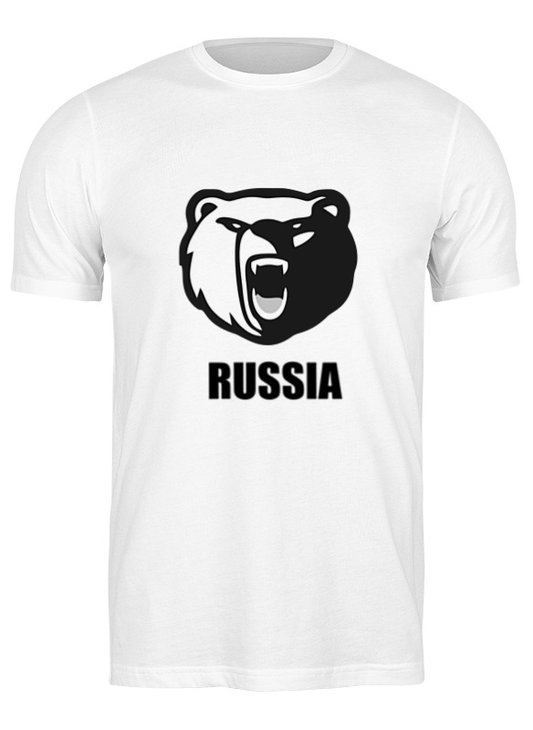 

Футболка мужская Printio Russia белая XL, Белый, Russia
