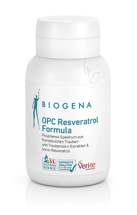 Комплекс антиоксидантов Biogena OPC Resveratrol Formula, капсулы 60 шт