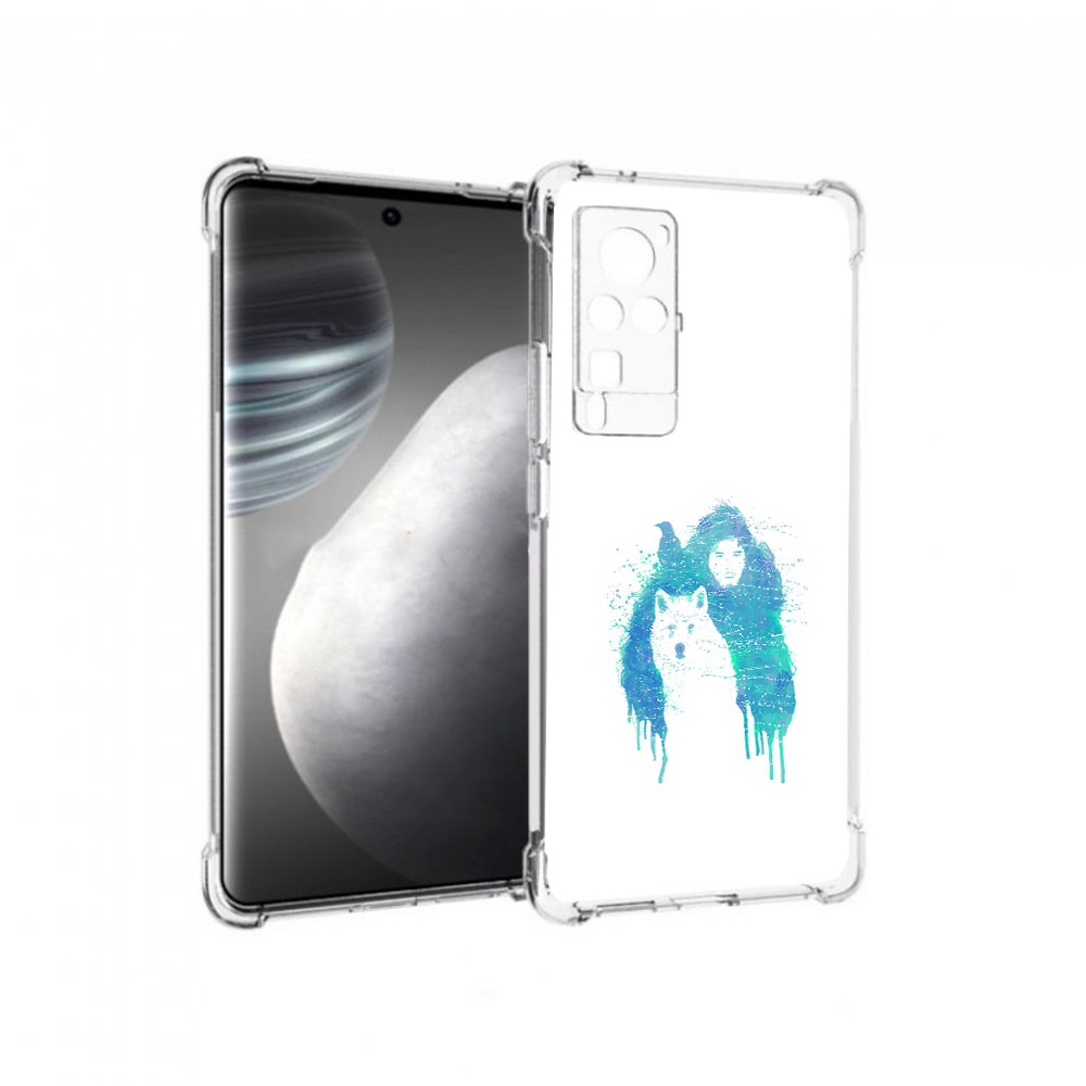 

Чехол MyPads Tocco для Vivo X60 pro джон сноу (PT226972.385.323), Прозрачный, Tocco
