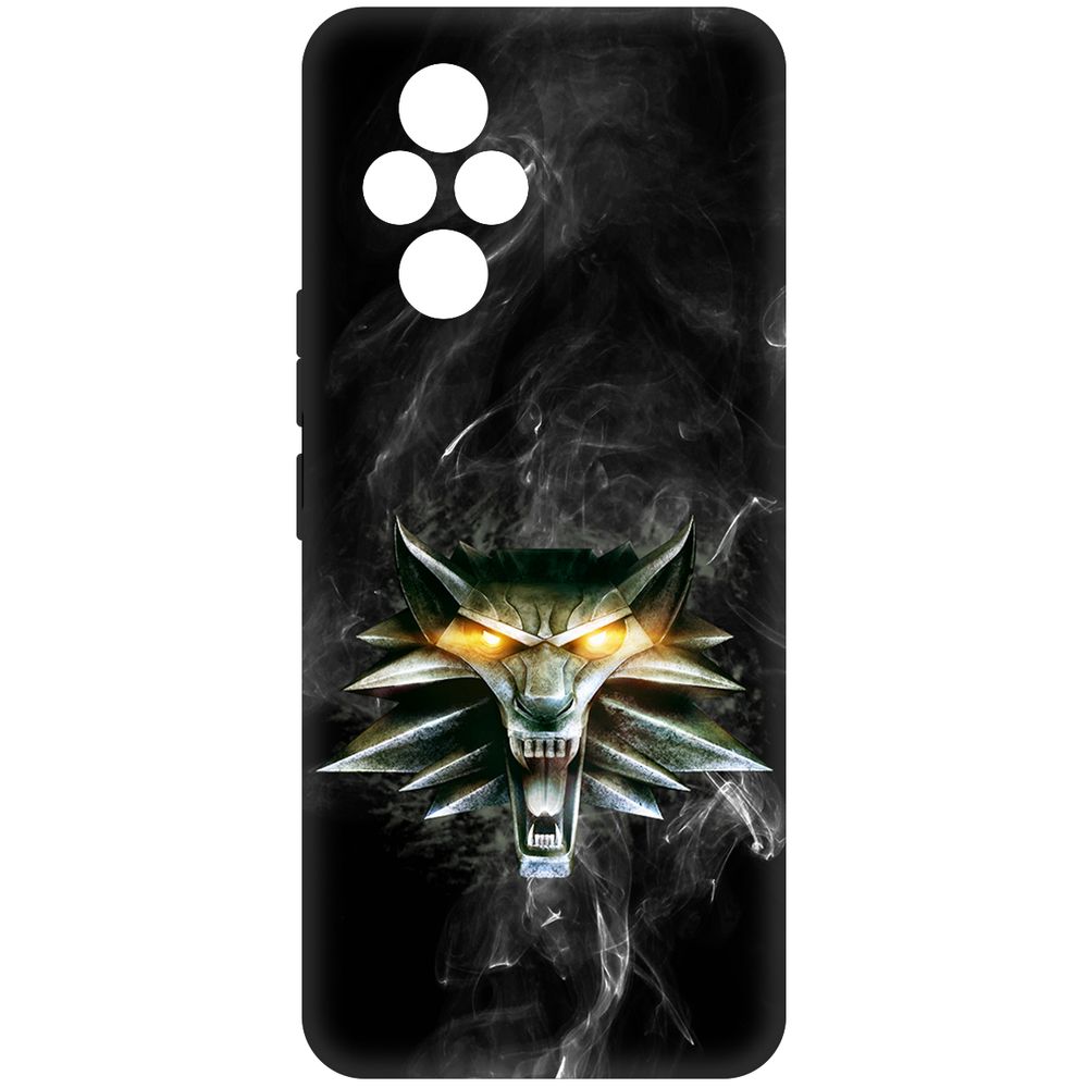 

Чехол-накладка Krutoff Soft Case Ведьмак. Школа Волка для Honor 200 черный
