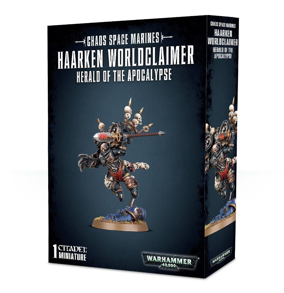 Миниатюра для игры Games Workshop Warhammer Haarken Worldclaimer Herald of the Apocalypse