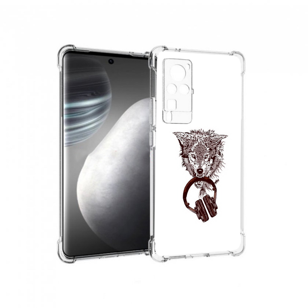 

Чехол MyPads Tocco для Vivo X60 pro дикий волк (PT226972.385.325), Прозрачный, Tocco