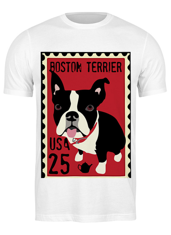 

Футболка мужская Printio Boston terrier 656087 белая S, Белый, Boston terrier 656087