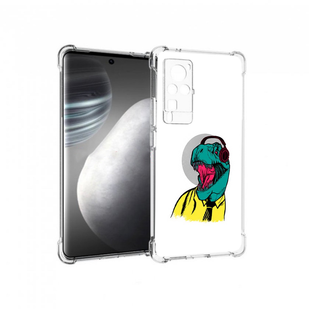 

Чехол MyPads Tocco для Vivo X60 pro дино (PT226972.385.326), Прозрачный, Tocco