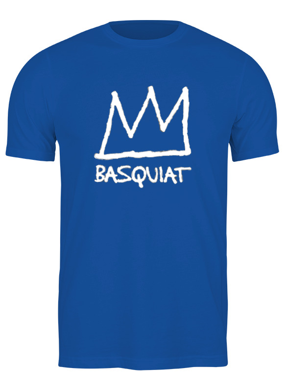 

Футболка мужская Printio Basquiat 656195 синяя S, Синий, Basquiat 656195