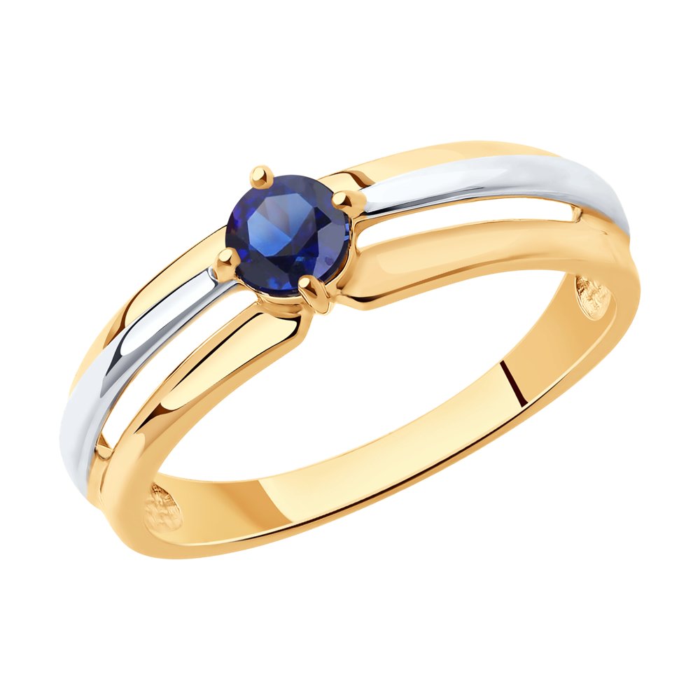 

Кольцо из серебра р.  SOKOLOV 88010070, корунд искусственный, 88010070