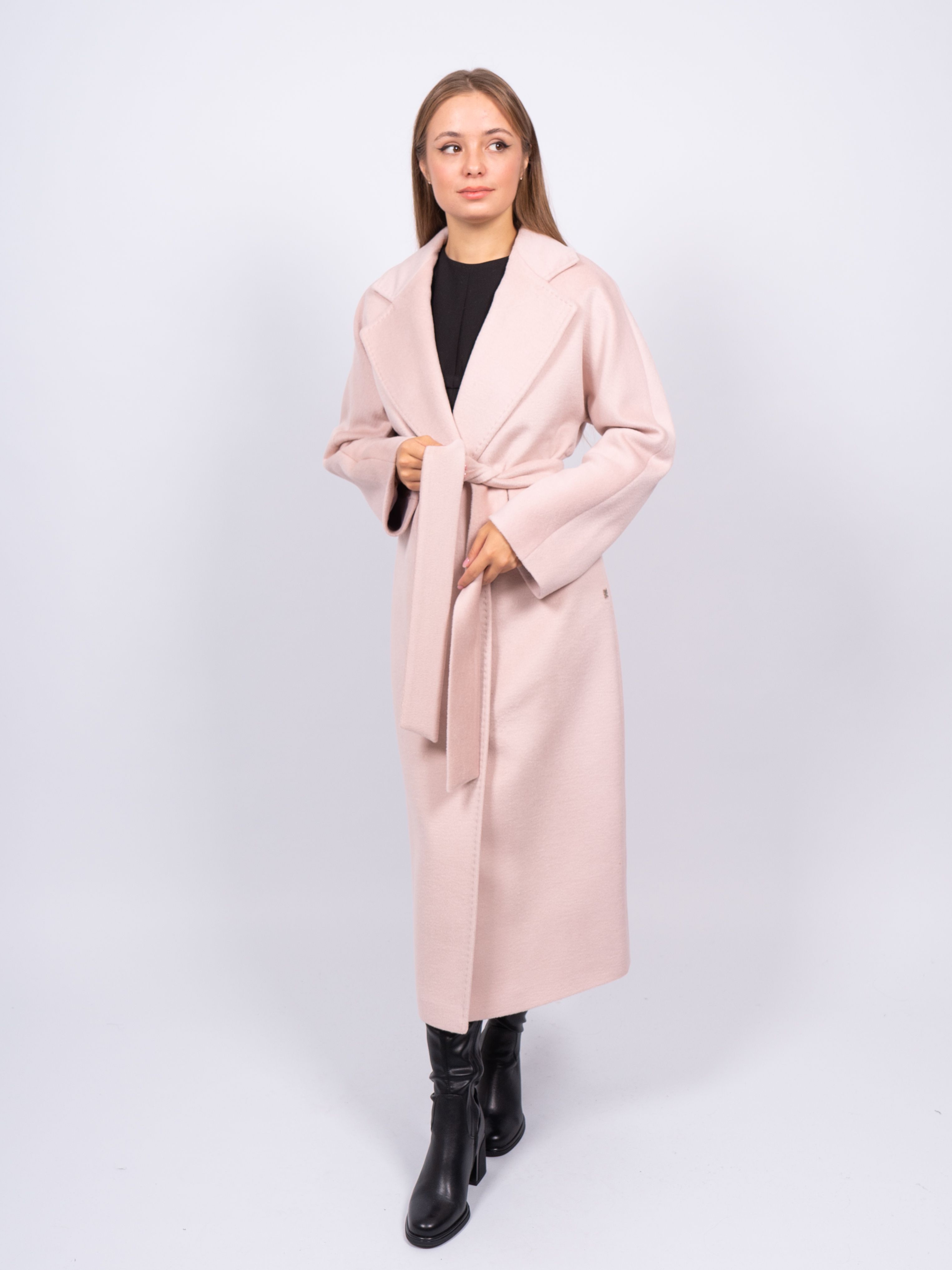 

Пальто женское 365 clothes DM-БАРБАРА бежевое 42 RU, Бежевый, DM-БАРБАРА