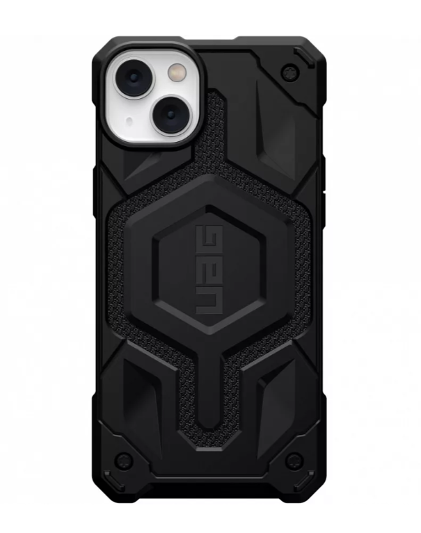 

Чехол Uag Monarch Pro MagSafe для iPhone 14 Plus чёрный кевлар (Kevlar-Black), Черный