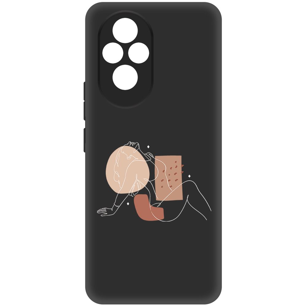 

Чехол-накладка Krutoff Soft Case Чувственность для Honor 200 черный