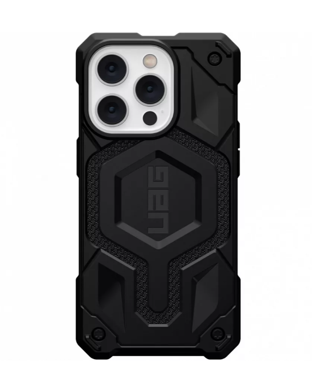 

Чехол Uag Monarch Pro MagSafe для iPhone 14 Pro чёрный кевлар (Kevlar-Black)