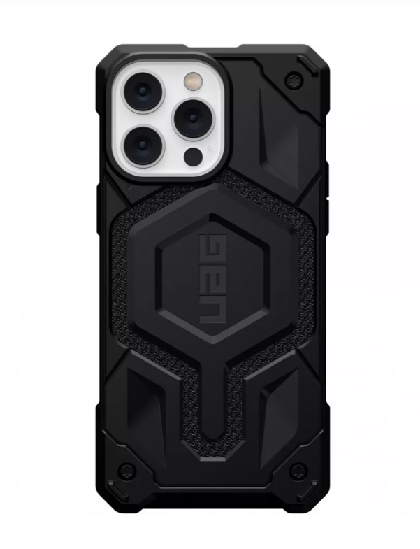 

Чехол Uag Monarch для iPhone 14 Pro Max чёрный кевлар (Kevlar-Black), Черный