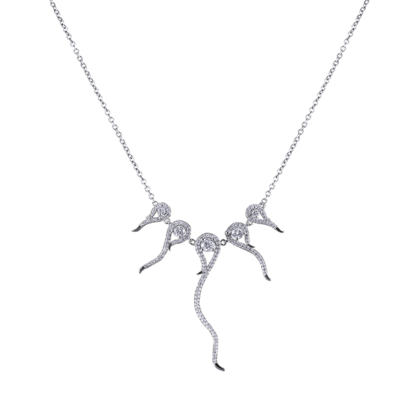 

Колье из серебра 40 см Element47 NA0008_KL_001_WG, фианит, NA0008_KL_001_WG