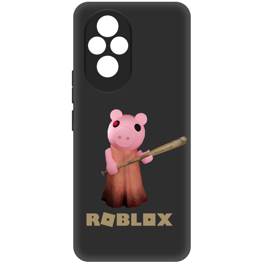 

Чехол-накладка Krutoff Soft Case Roblox-Пигги для Honor 200 черный