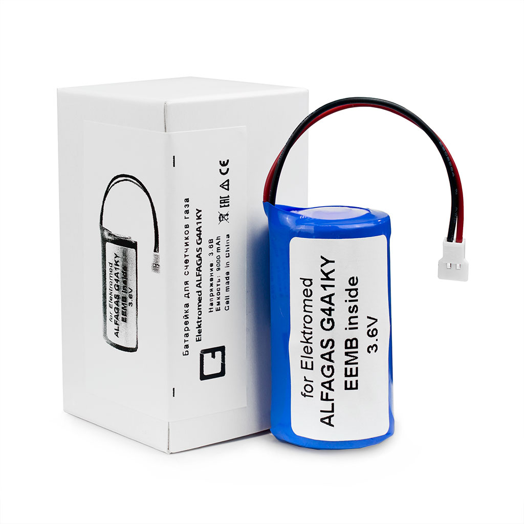 Батарейка для счетчиков газа Elektromed ALFAGAS G4A1KY