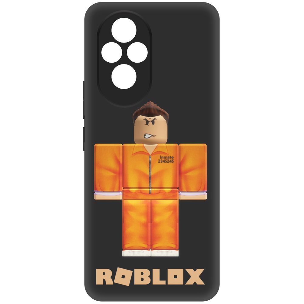 

Чехол-накладка Krutoff Soft Case Roblox-Заключенный для Honor 200 черный