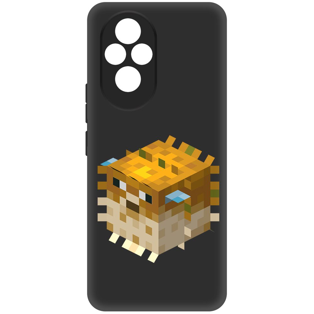 

Чехол-накладка Krutoff Soft Case Minecraft-Иглобрюх для Honor 200 черный
