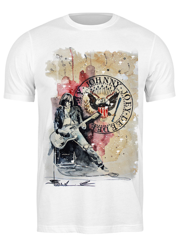 

Футболка мужская Printio Ramones 659237 белая S, Белый, Ramones 659237