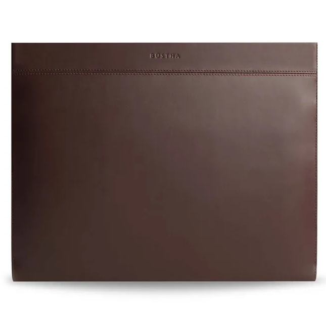 

Чехол Bustha Compact Sleeve Leather для MacBook Pro 13 / MacBook Air 13 тёмно-коричневый