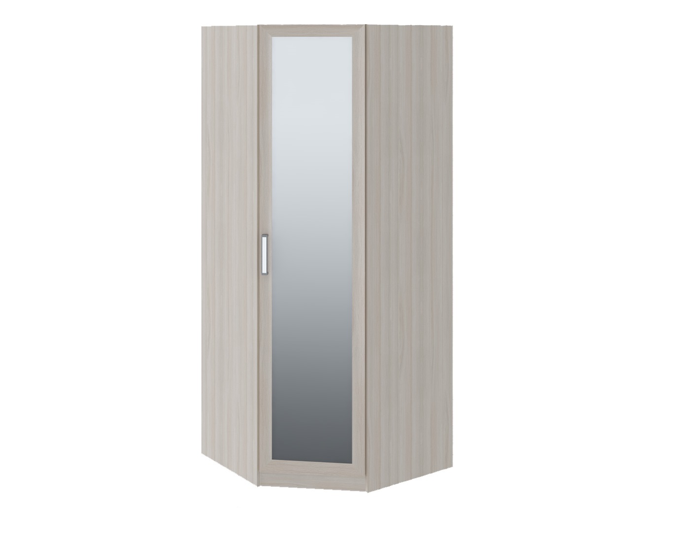 

Шкаф угловой Волкер с зеркалом М 1 130415, Ясень Шимо светлый