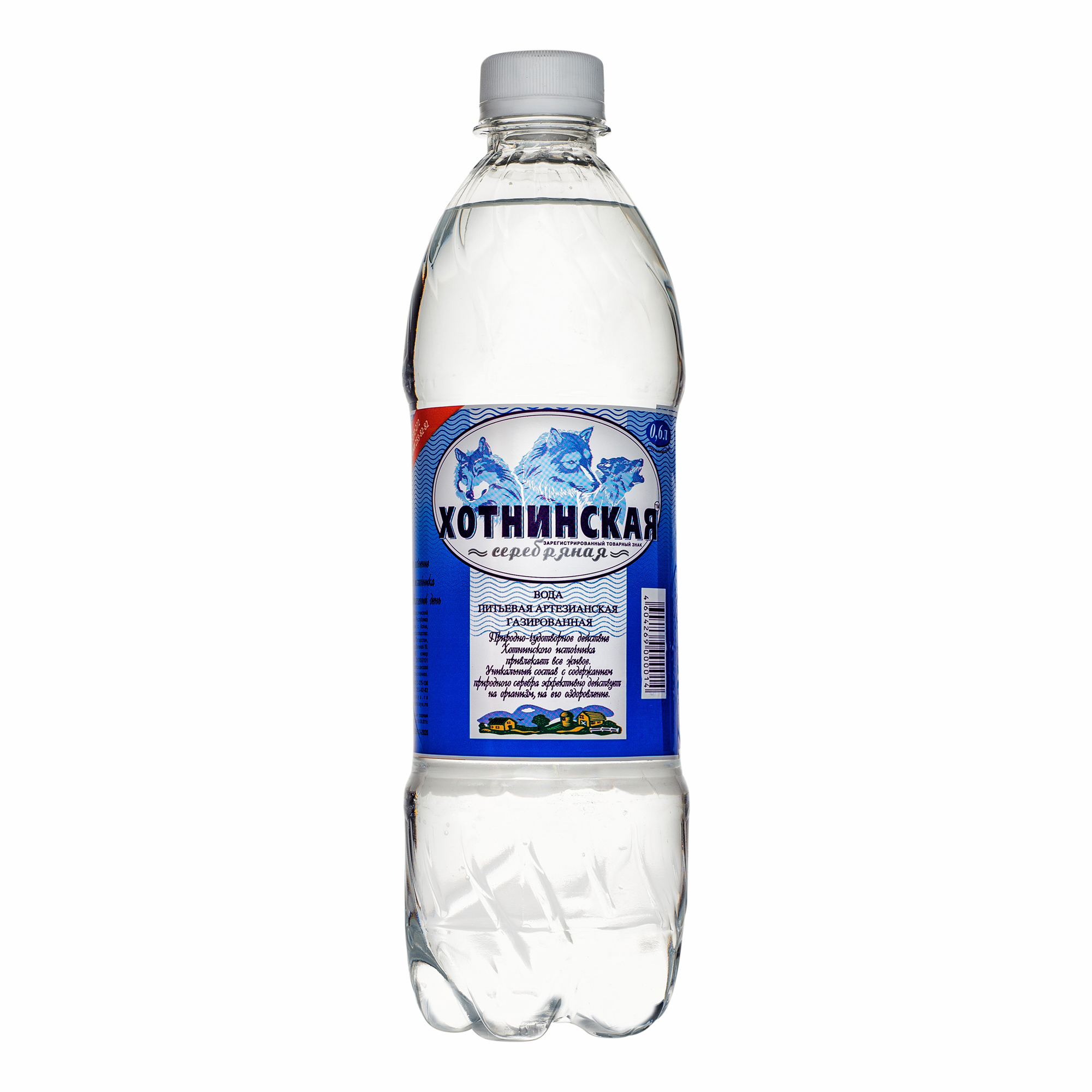 

Вода питьевая негазированная Хотнинская 0,6 л