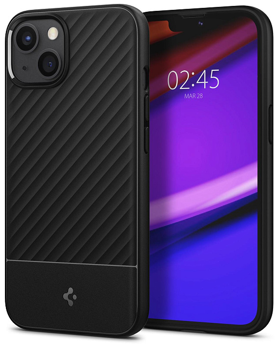 фото Чехол-накладка spigen core armor для iphone 14 (matte black)