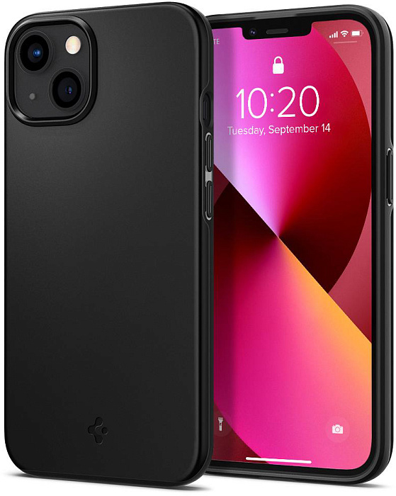 

Чехол Spigen Thin Fit для iPhone 14 (Black), Черный