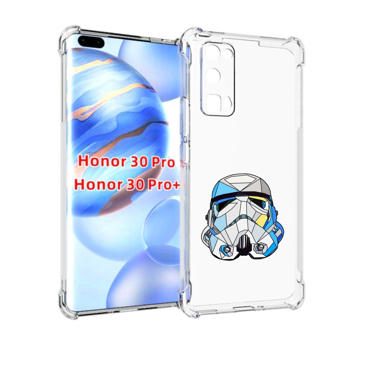 

Чехол бампер MyPads star wars дарт вейдер для Honor 30 Pr, Прозрачный, Tocco