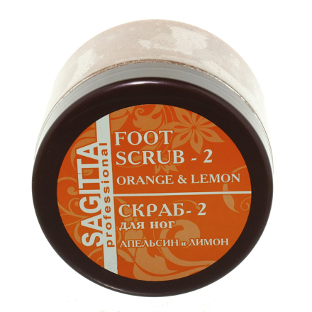 

Sagitta, Скраб для ног Orange & Lemon, 400 мл