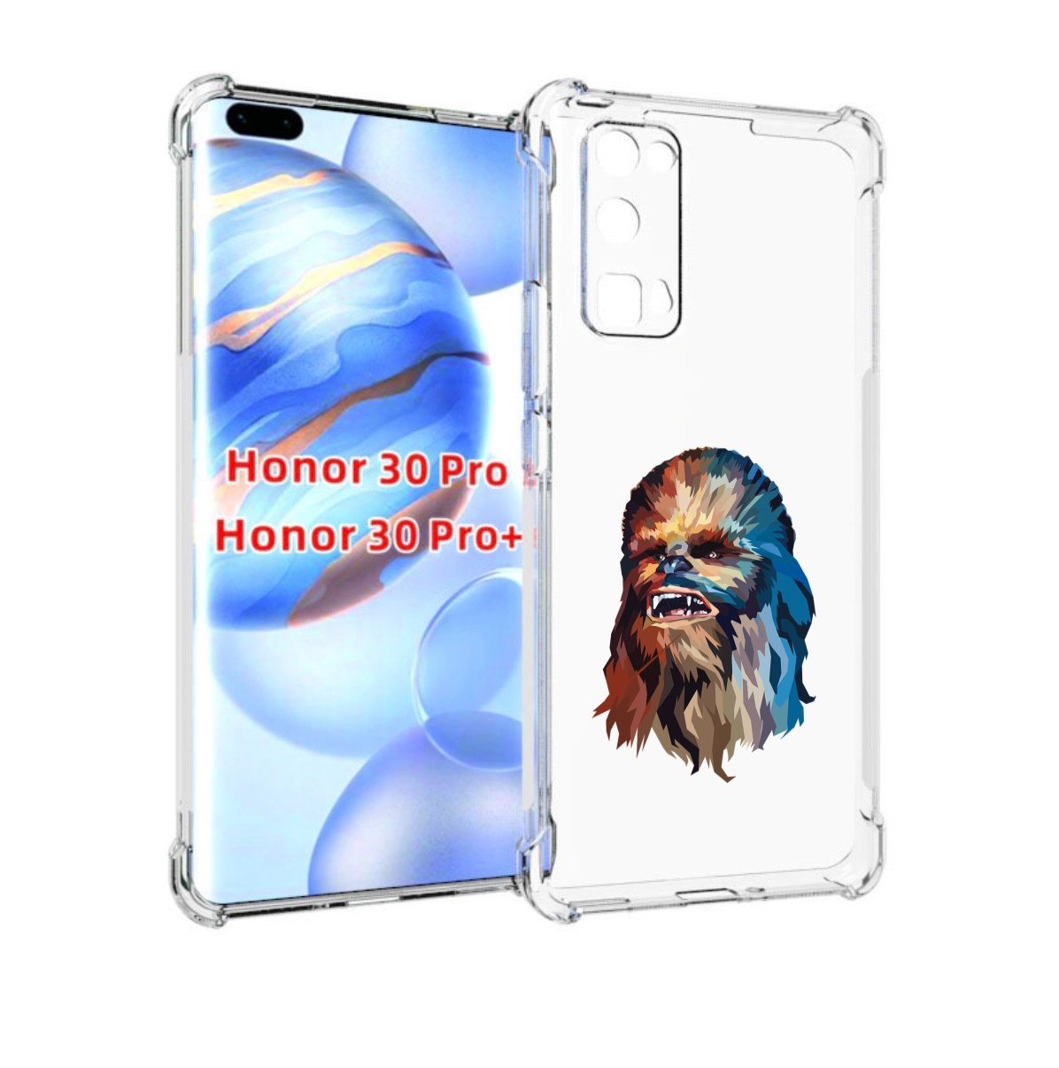 

Чехол бампер MyPads star wars звездные войны для Honor 30, Прозрачный, Tocco
