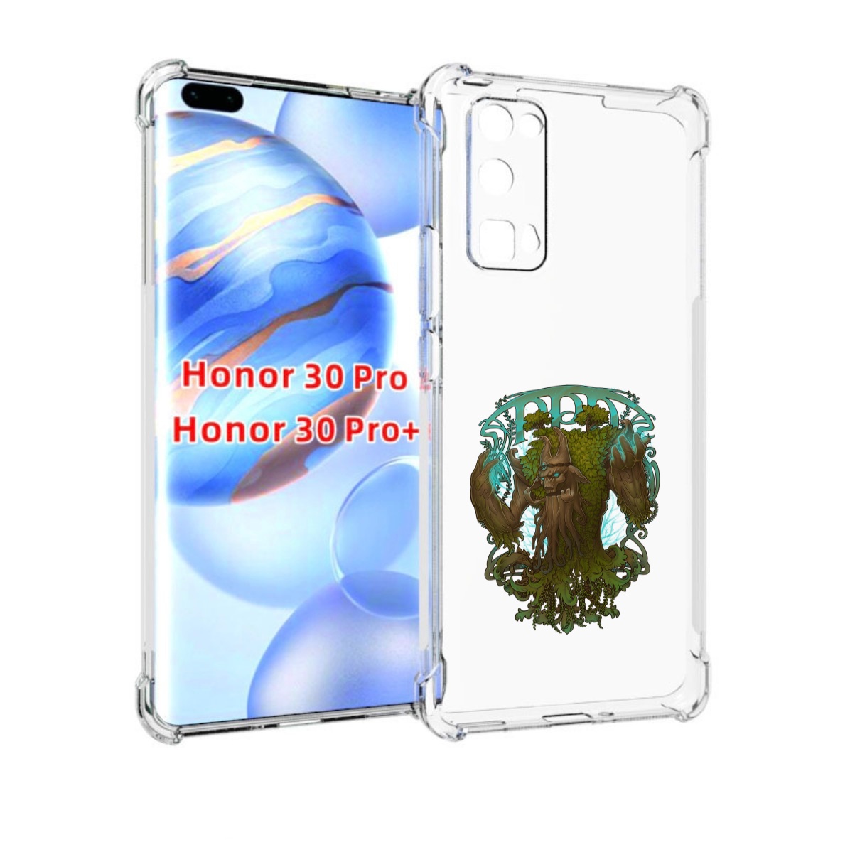 

Чехол бампер MyPads trent protector для Honor 30 Pro Honor, Прозрачный, Tocco