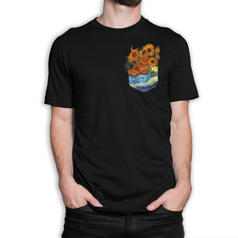 

Футболка мужская Dream Shirts Ван Гог - Подсолнухи в Кармашке черная XL, Черный, Ван Гог - Подсолнухи в Кармашке
