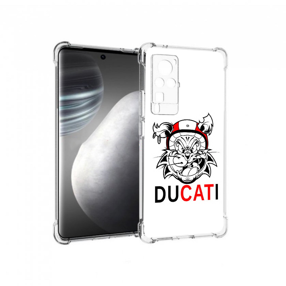 

Чехол MyPads Tocco для Vivo X60 pro дукати (PT226972.385.339), Прозрачный, Tocco