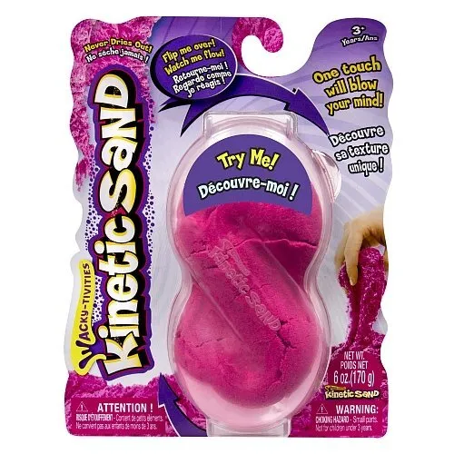 

Кинетический песок Kinetic Sand 71401 для лепки, яркий цвет, 170 гр. №3 Розовый, Кинетический песок 71401 Песок для лепки, яркий цвет, 170гр. №3 - Розовый