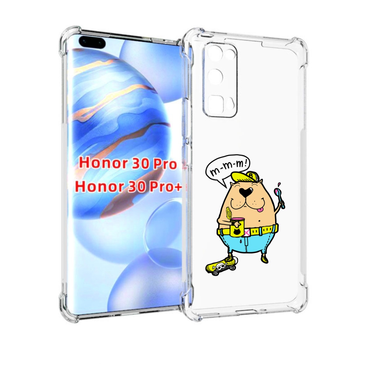 

Чехол бампер MyPads Бобр для Honor 30 Pro, Прозрачный, Tocco