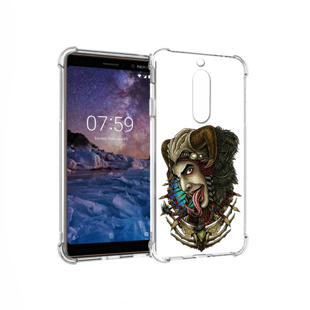 

Чехол MyPads Tocco для Nokia 7 длинный язык (PT95887.123.330), Прозрачный, Tocco