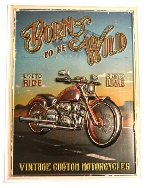 

Наклейка декоративная "Винтаж. Born to be Wild" (30x40 см)