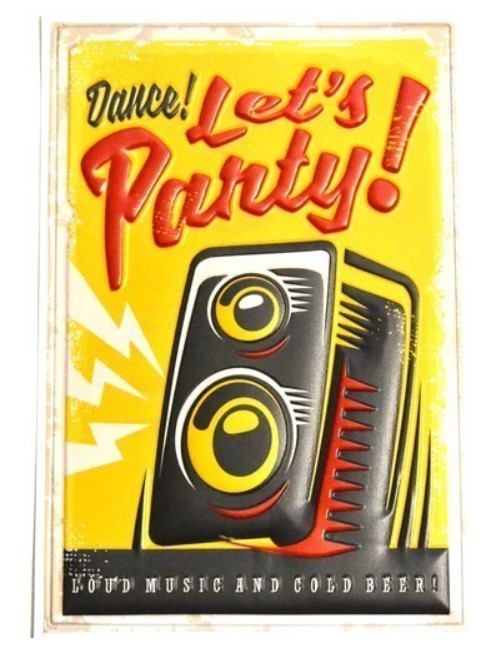 

Наклейка декоративная "Винтаж. Dance! Let`s Party" (20x30 см)